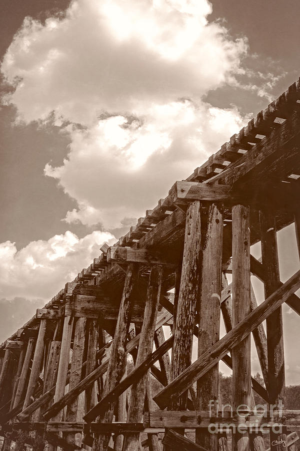 Wooden Train Trestle   Photograph by Imagery by Charly