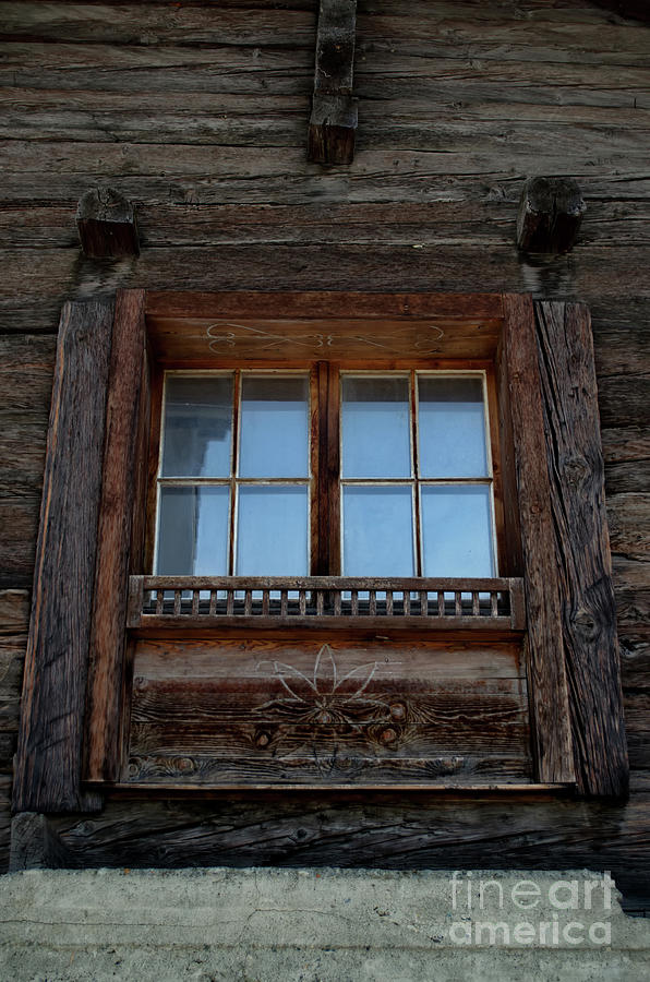 Wooden Window Frame Photograph by Michelle Meenawong