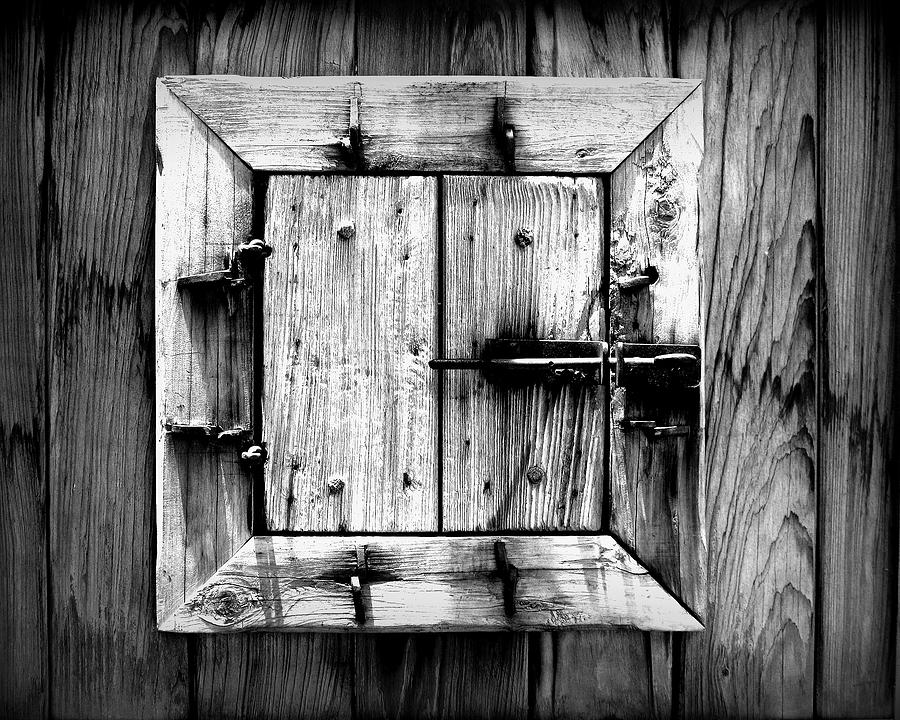 Wooden window II Photograph by Perry Webster