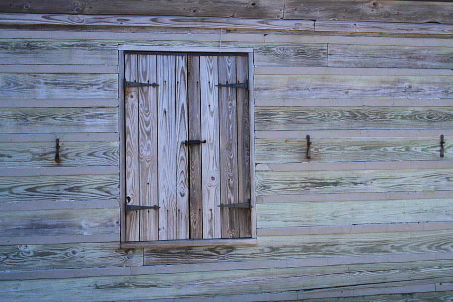 Wooden Window Photograph by Karen Ruhl