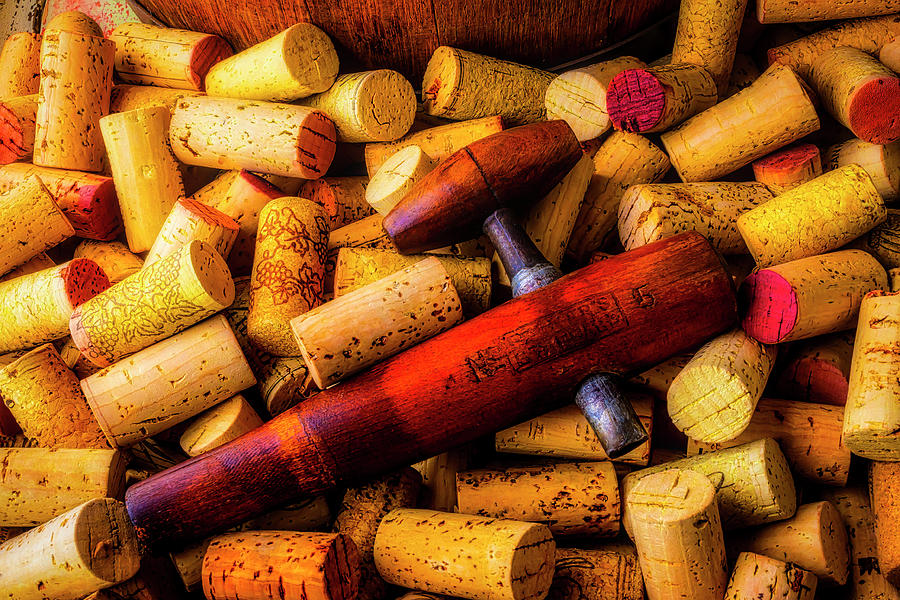 Wooden Wine Barrel Spigot Photograph by Garry Gay