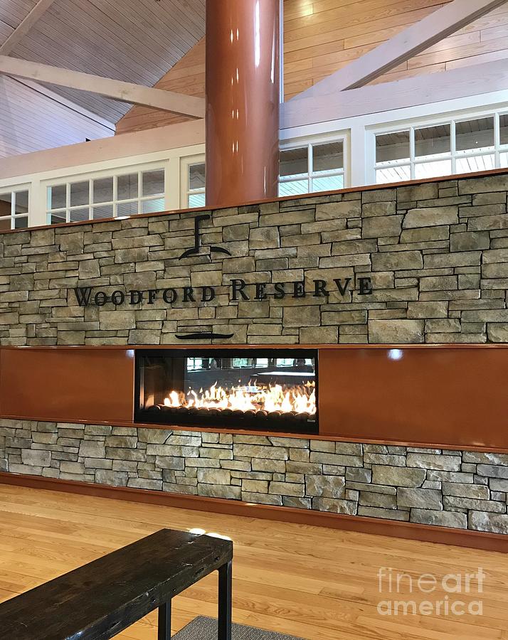 Woodford Reserve Fireplace Photograph by CAC Graphics