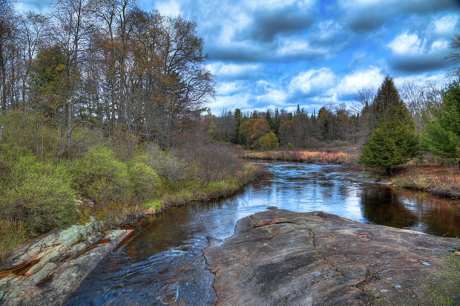 Landscape Photograph - Woodhull Creek in May by David Patterson