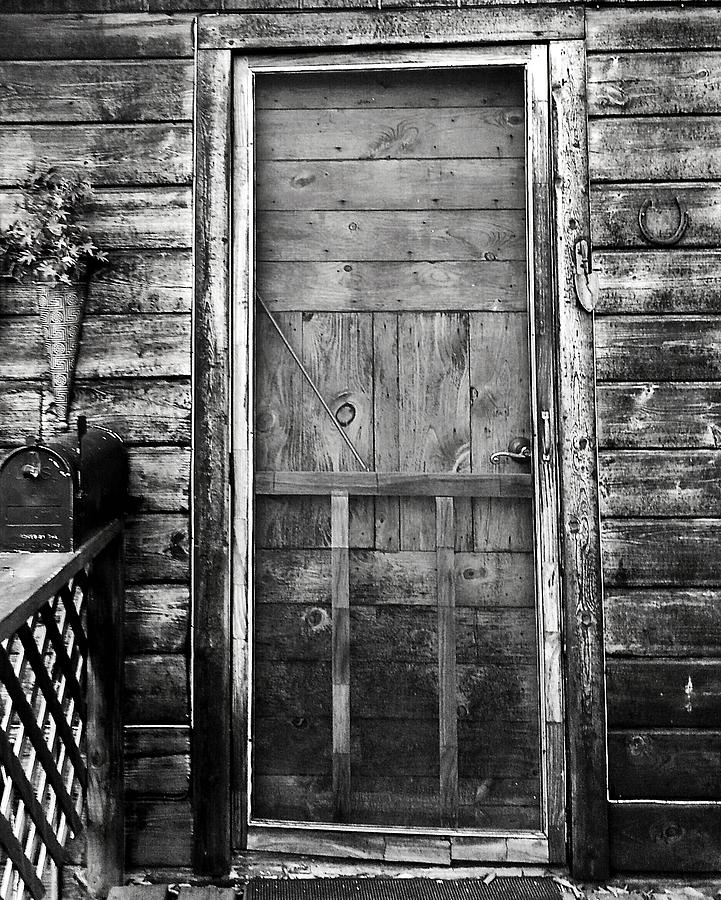 Cabin Door Photograph by Lori Morrow - Fine Art America