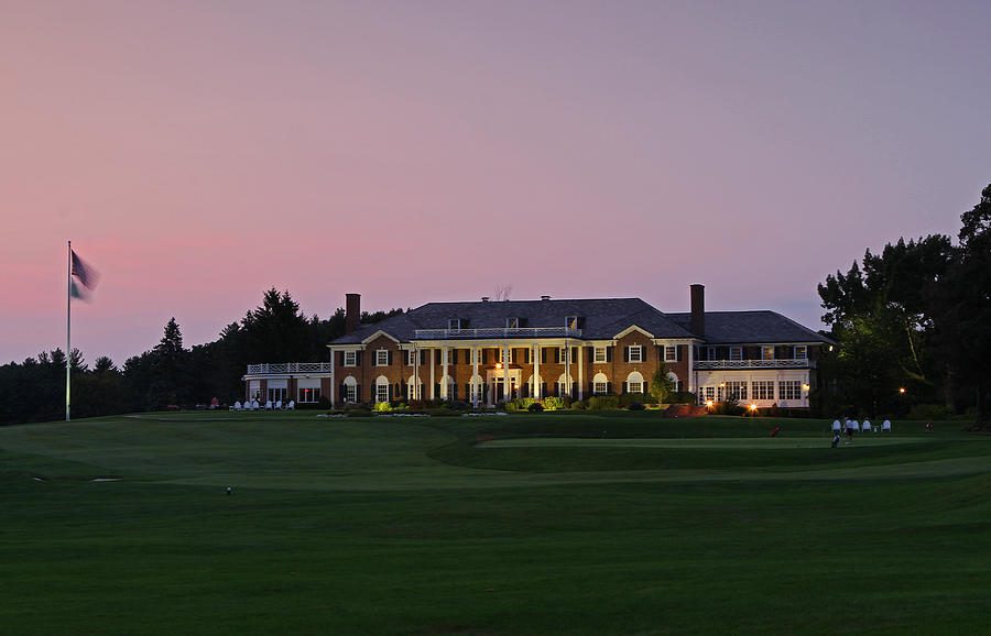 Sunset Photograph - Woodland Golf Club of Auburndale by Juergen Roth