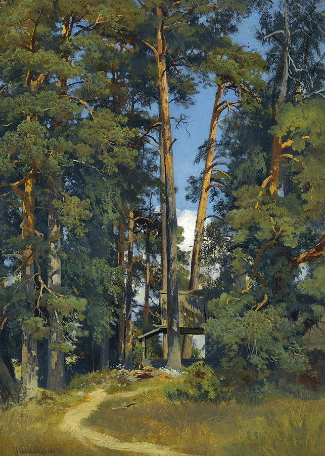 Woodland Grove Painting by Ivan Shishkin
