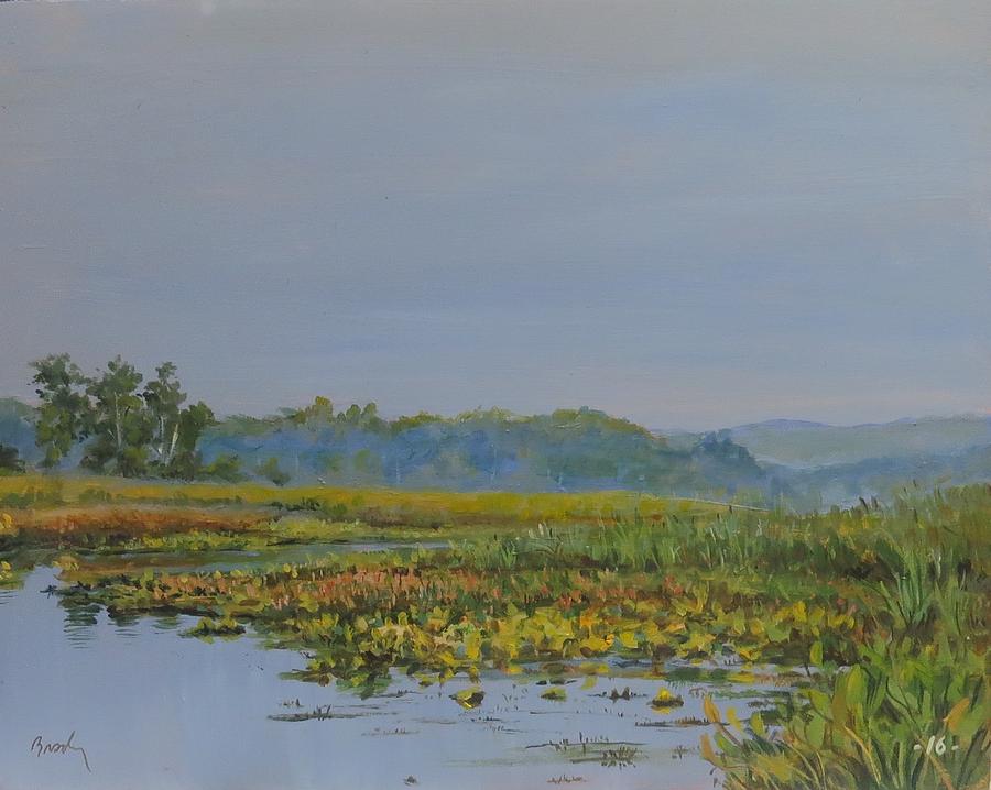 Woodland Lake Painting by William Brody