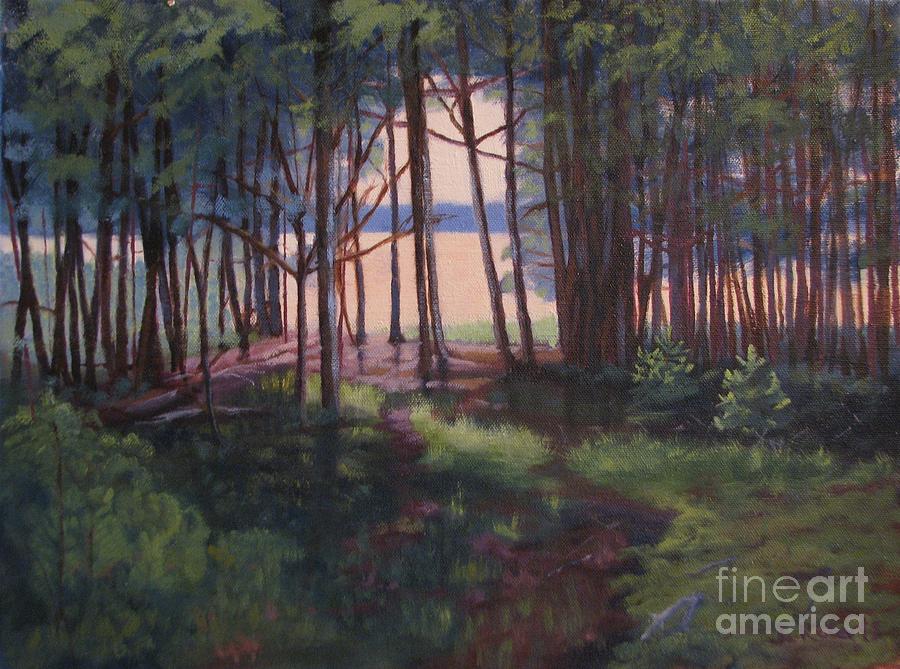 Woodland Path Painting By Laura Roberts Fine Art America   Woodland Path Laura Rizzari Roberts 