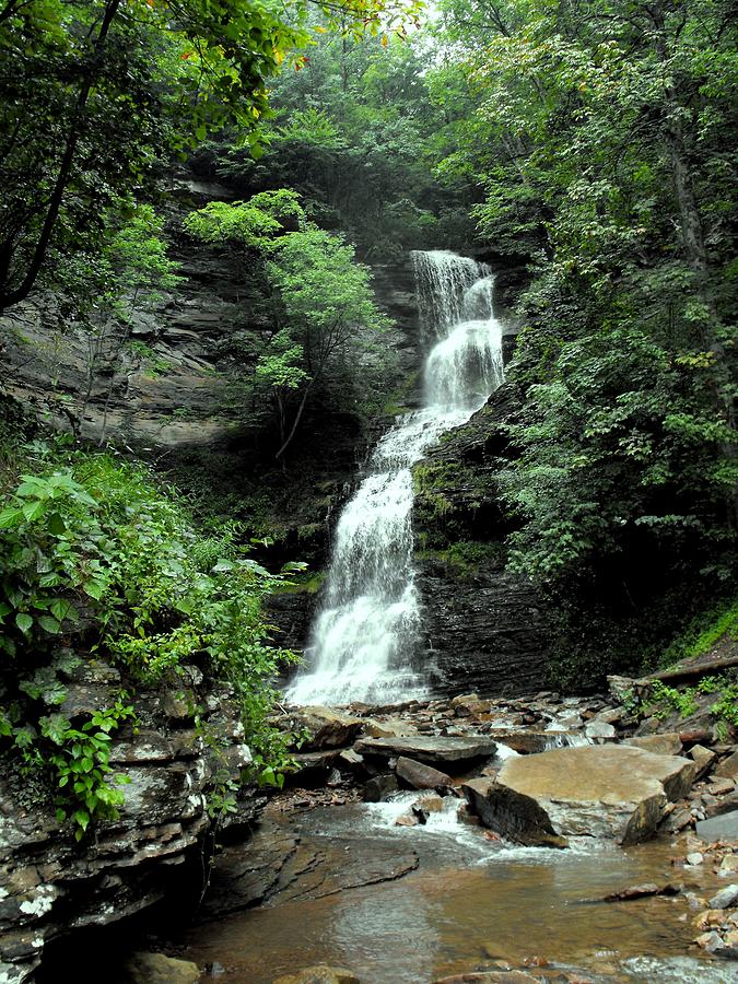 Woodland Waterfall Photograph by Spencer McKain