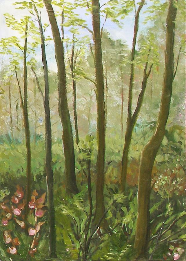 Woods 3 Painting by Wendy Michelle Davis