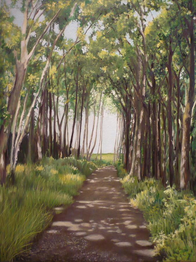 Woods Painting by Caroline Philp