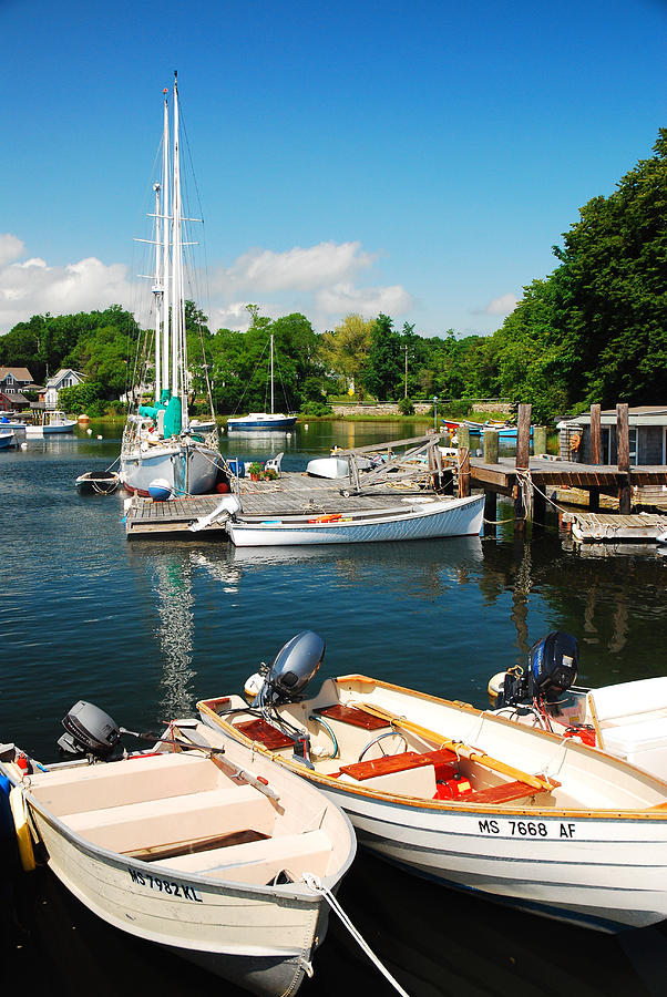 Woods Hole Harbor Photograph by James Kirkikis