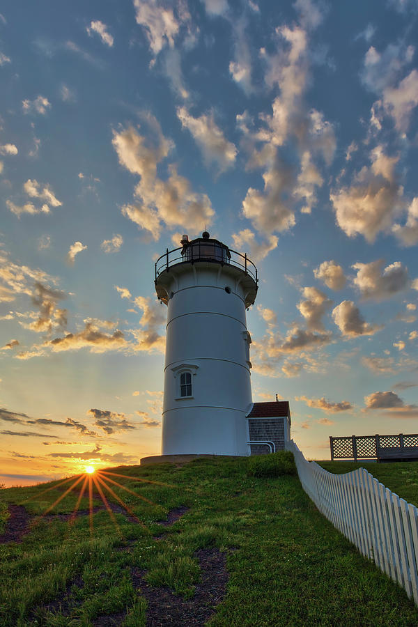Woods Hole Nobsla Light Photograph by Juergen Roth
