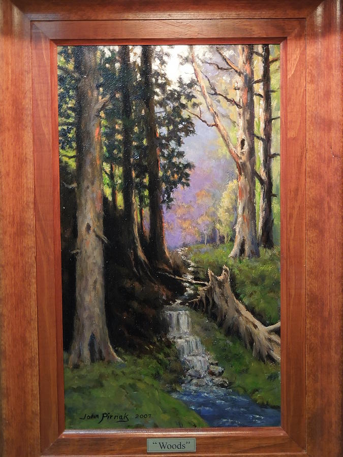 Woods Painting by John Pirnak