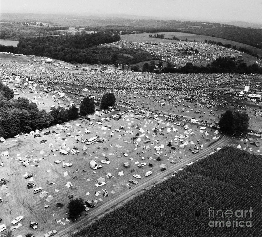 Woodstock Festival Photograph by Granger