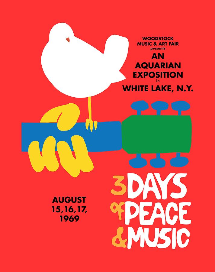 Logo Painting - Woodstock by Gary Grayson