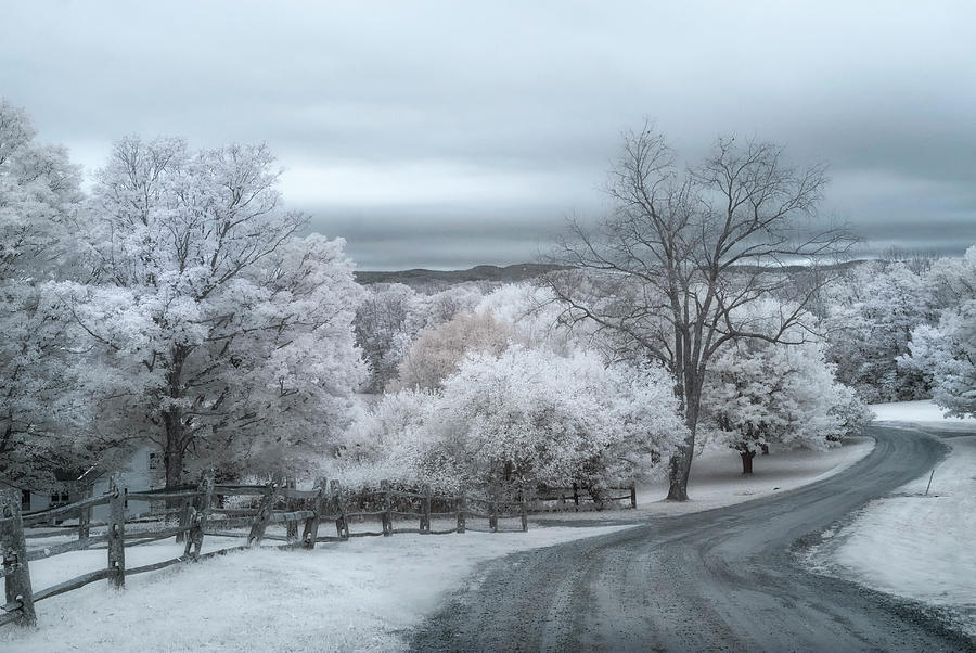 Woodstock, Vermont in Infrared Photograph by Joann Vitali