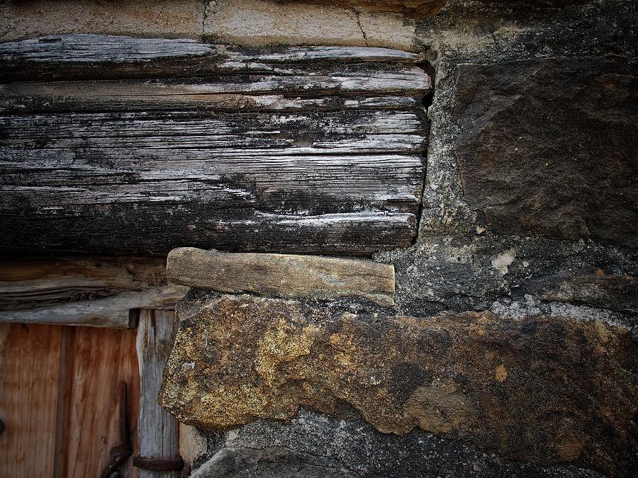 Woodwork Stonework Detail  Photograph by Buck Buchanan