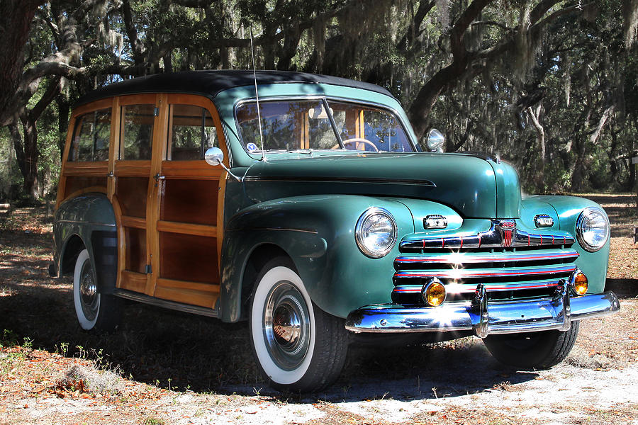 Woody Classic Cars Photograph by Joseph G Holland
