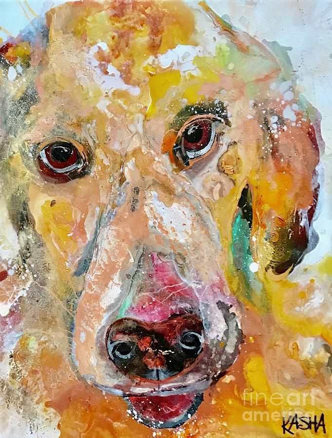 Woof Painting by Kasha Ritter