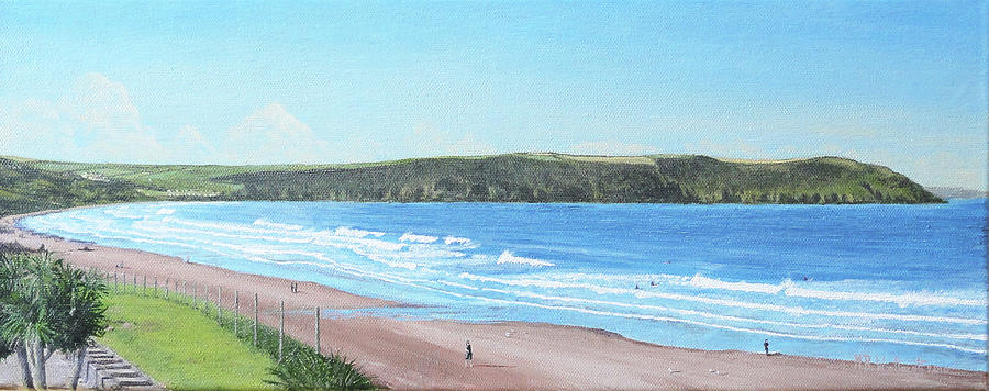 Woolacombe Bay, North Devon Painting by Mark Woollacott
