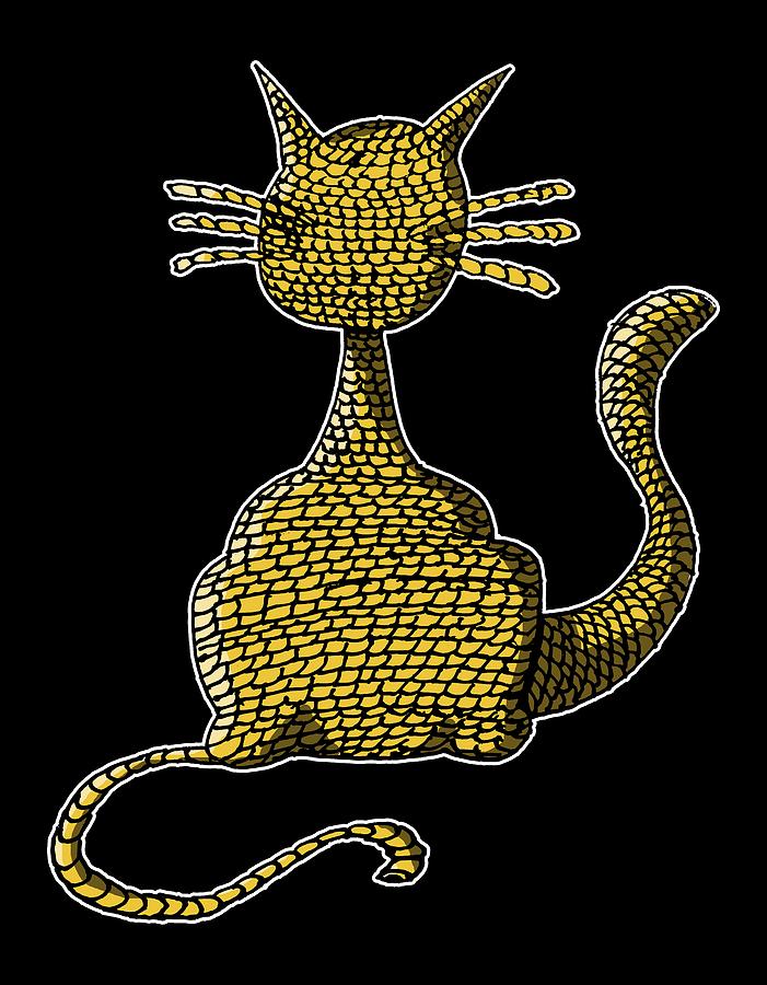 WoolCat Digital Art by Piotr Dulski WoolCat Digital Art by Piotr Dulski