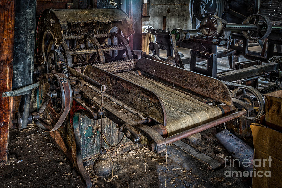 Woolen Mill mahinery Photograph by Izet Kapetanovic