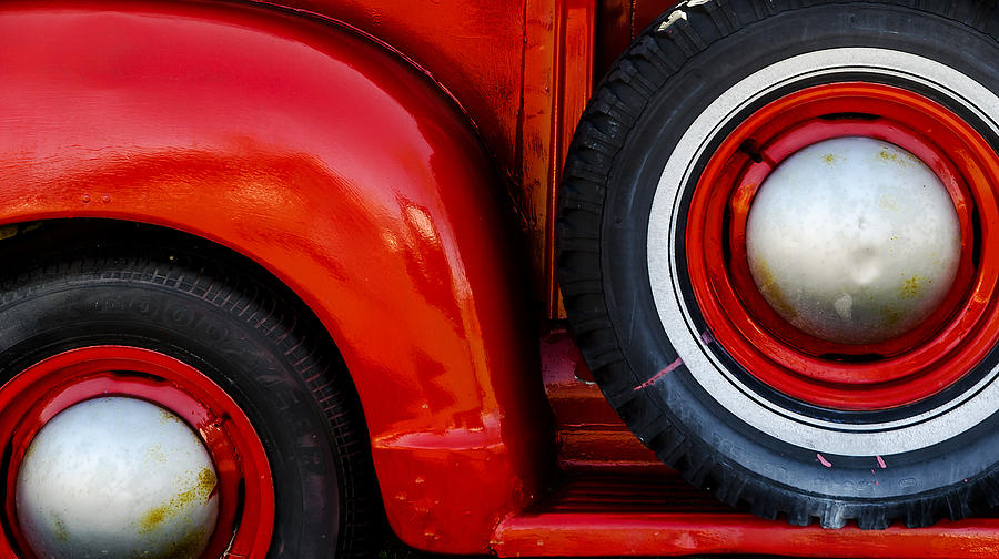 Wooleys Red Truck Photograph by Steven Maxx