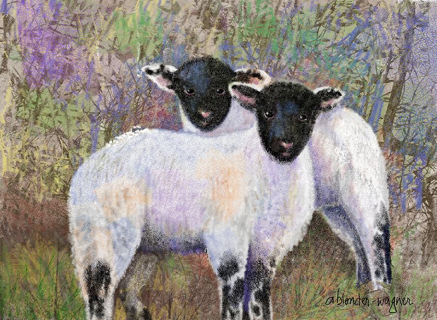 Wooly Brothers Digital Art by Arline Wagner