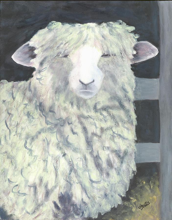 Wooly One Painting by Deborah Butts