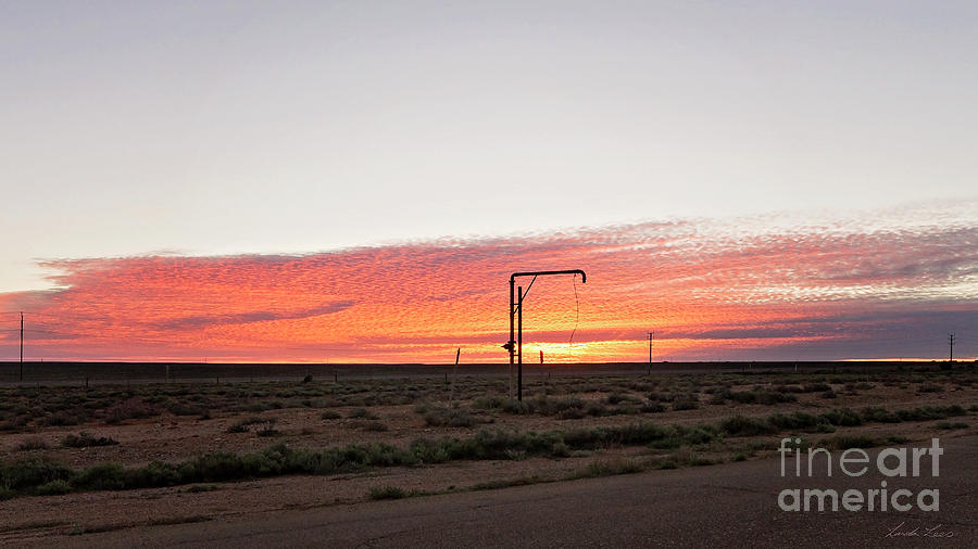 Woomera Sunset Photograph by Linda Lees