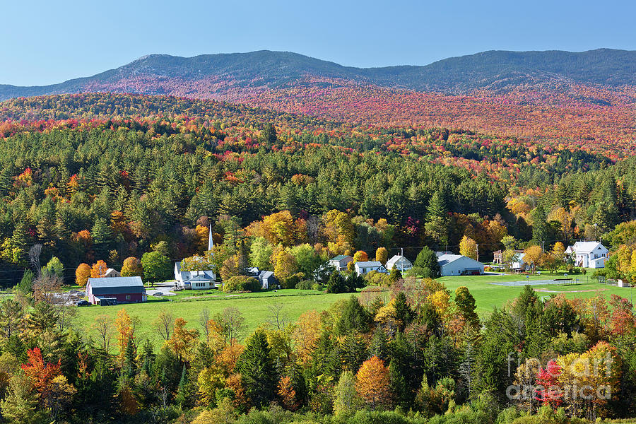 Worcester Vermont Autumn Photograph by Alan L Graham