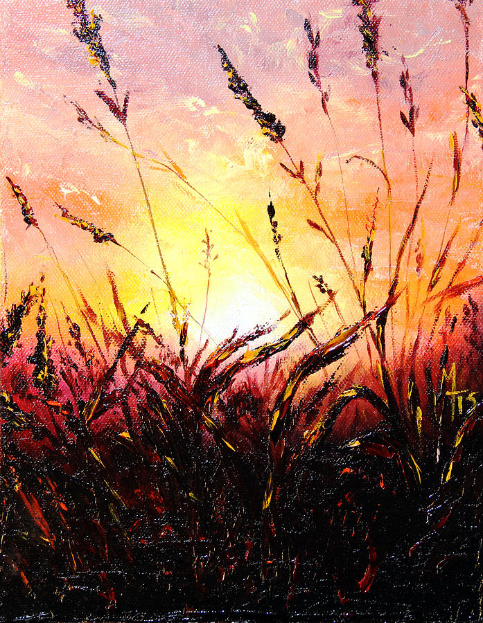 Words Like Fire Painting by Meaghan Troup