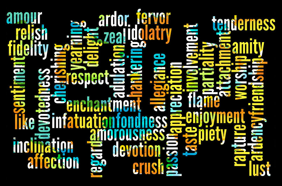 Words of Affection Digital Art by Bill Cannon