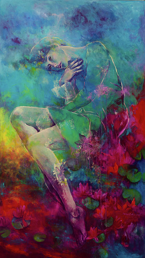 Dream With Nymph Painting by Dorina Costras