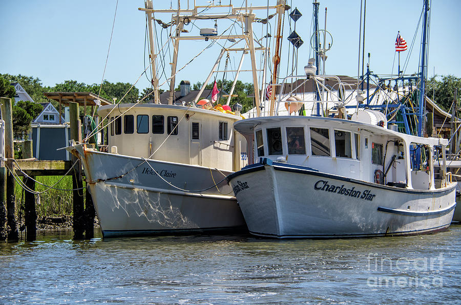 Working Boat Charleston Star Photograph