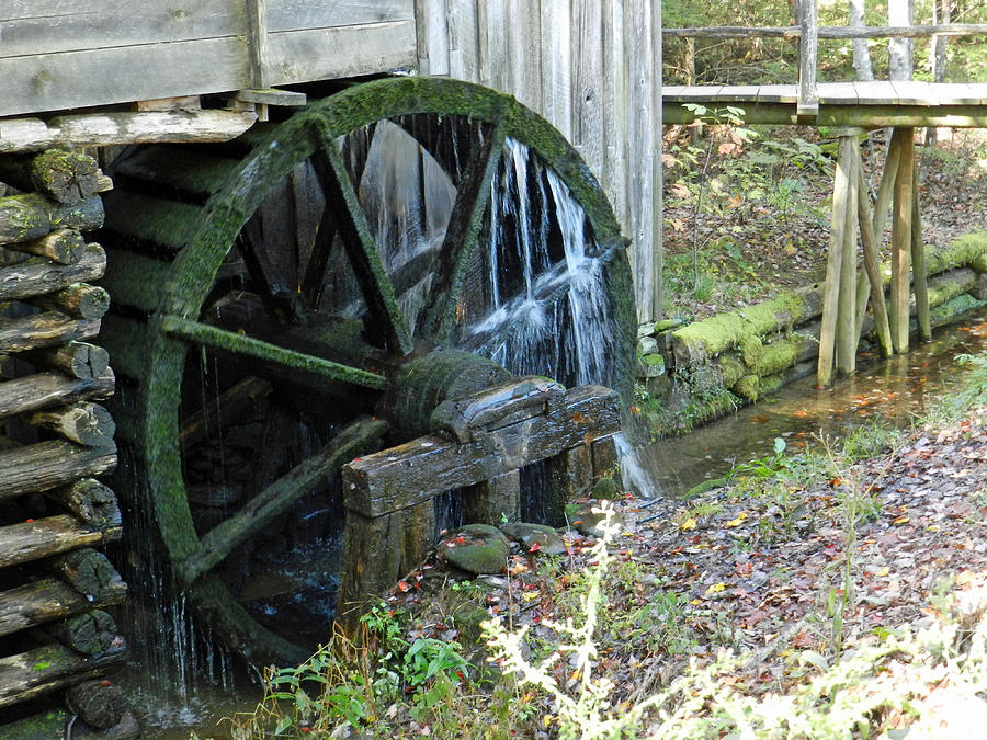 Working Mill Waterwheel Photograph by Deborah Ferree