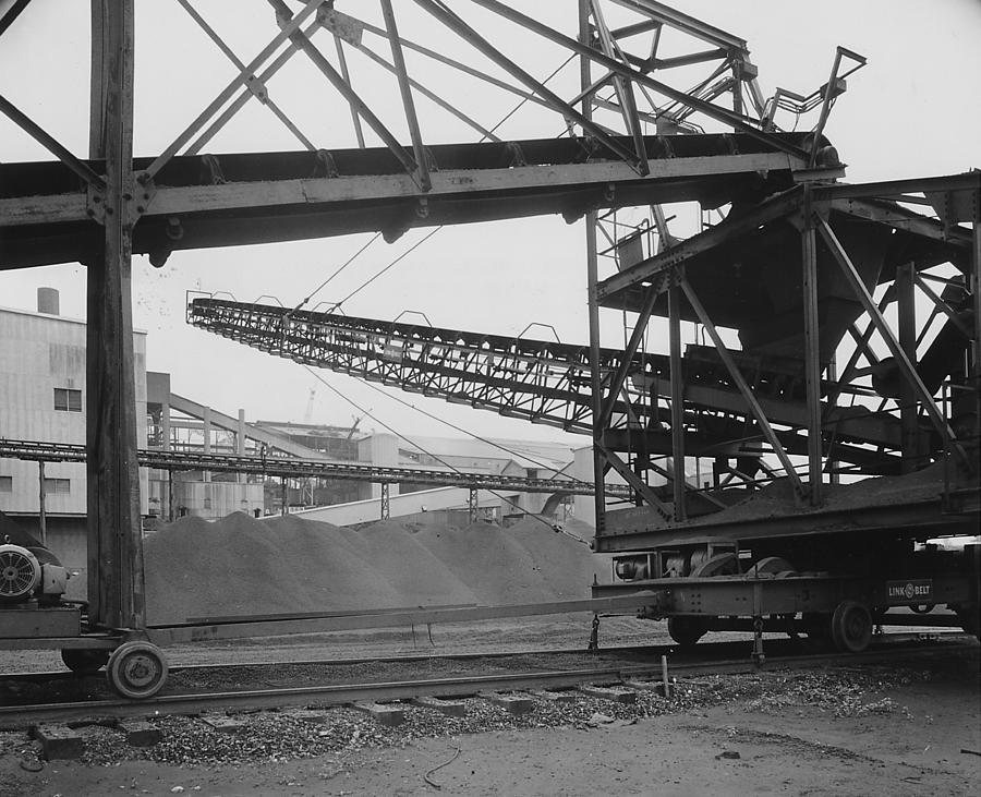 Mining Operation at Work   Photograph by Chicago and North Western Historical Society