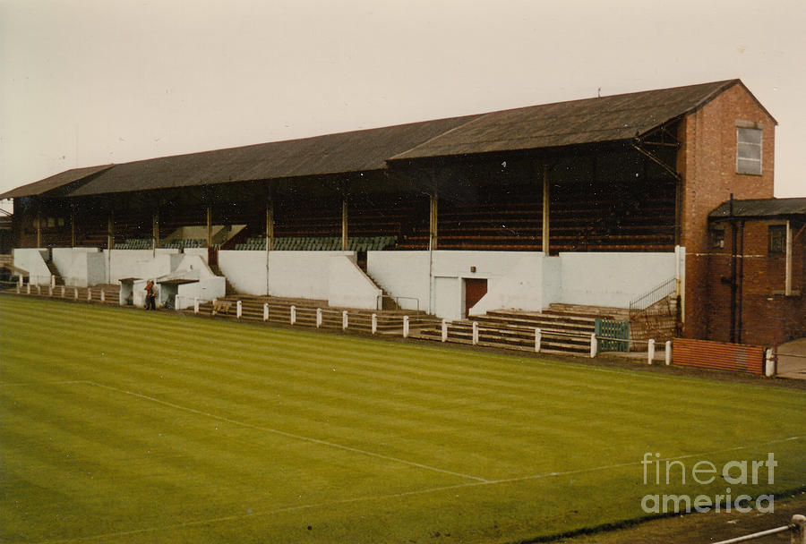 Workington - Borough Park - Main Stand 2 - 1970s Photograph by Legendary Football Grounds