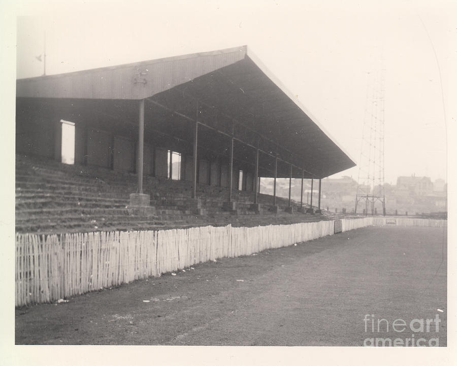 Workington - Borough Park - Popular Side 1 - 1960s Photograph by Legendary Football Grounds
