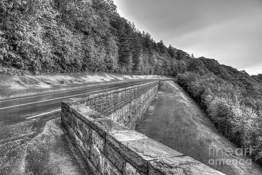 Workmanship The Retainer Wall Great Smoky Mountain Parkway Art Photograph by Reid Callaway