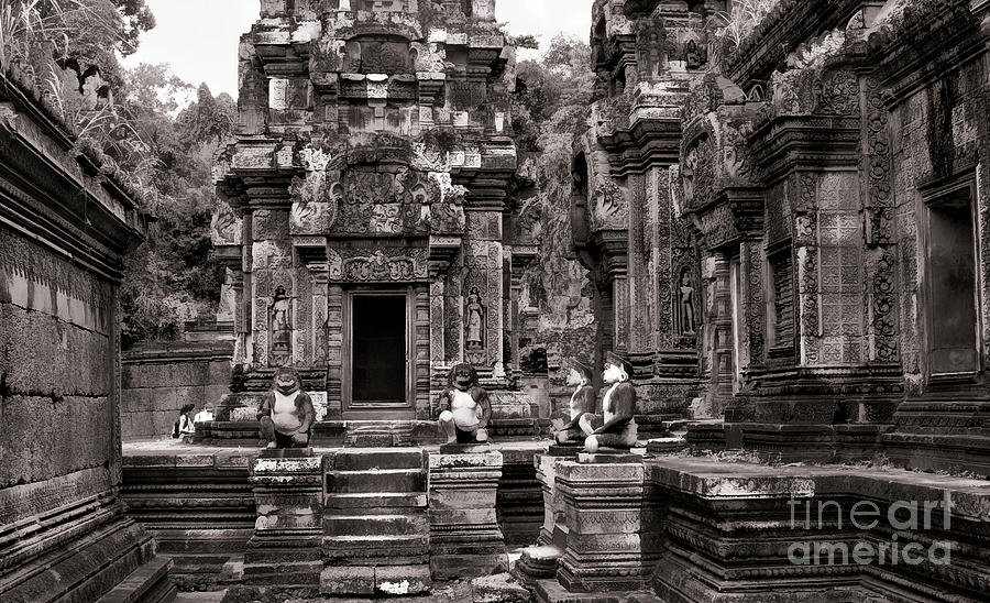World Heritage Site Banteay Srei Temple Cambodia  Photograph by Chuck Kuhn