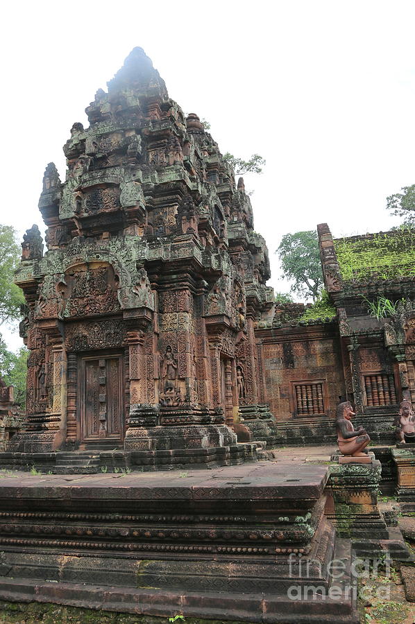 World Heritage UNESCO Banteay Srei Temple Cambodia  Photograph by Chuck Kuhn