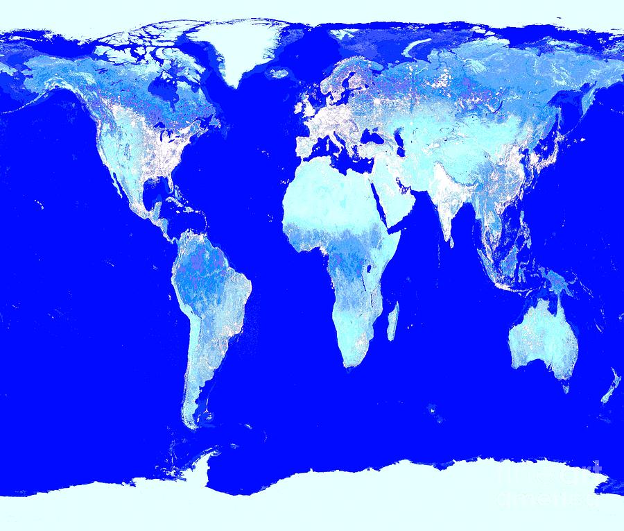 World Map Photograph by Johari Smith - Pixels