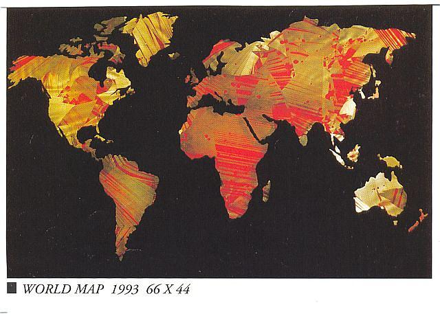 Landscape Painting - World Map by Rick Silas Landscape Painting - World Map by Rick Silas