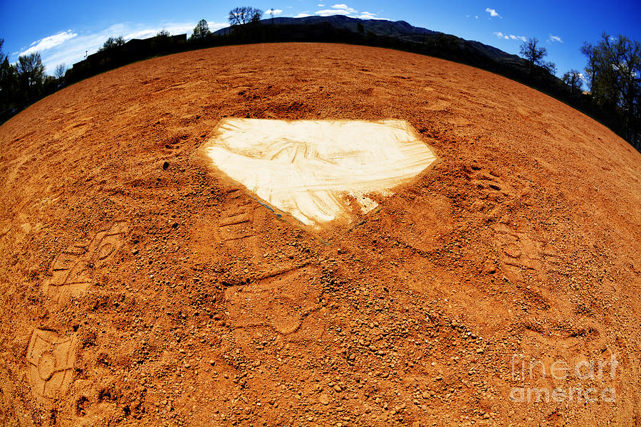 Baseball Photograph - World of Baseball Home Plate by Lane Erickson