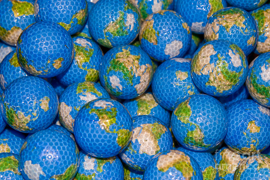 World of Golf - Golfballs Photograph by Anthony Totah