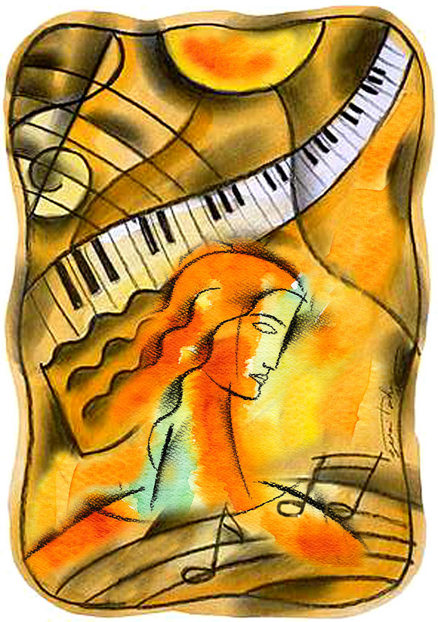 World of Music Painting by Leon Zernitsky