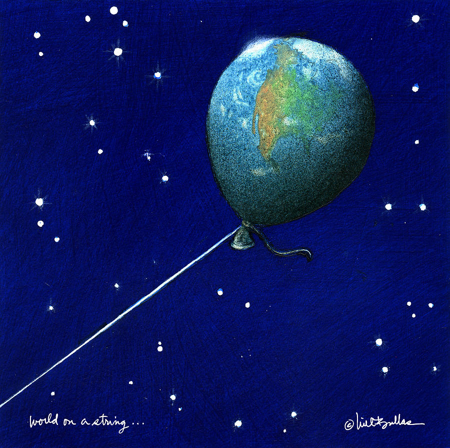 World On A String... Painting by Will Bullas