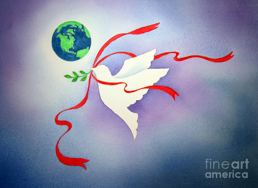 World Peace 4 Painting by Deborah Ronglien